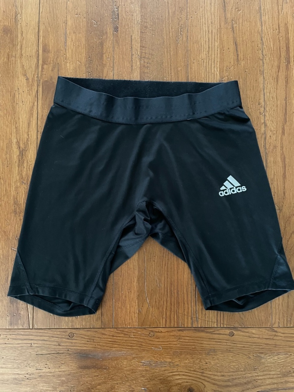 adidas Black Climacool Performance Compression Shorts with Logo Men's Size XL